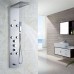 Huanyu Hot and Cold Shower Panel Faucet Thermostatic Rainfall Shower Column Body Massage Jets with Temperature Digital Display - B075N9ZL43